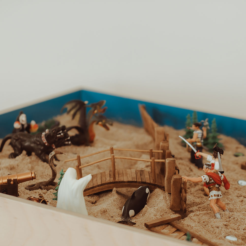 Sandspieltherapie für Kleinkinder Behandlungsangebot